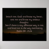 psalm 139 poster (Voorkant)