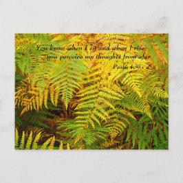 Psalm 139 v 2 | Inspirerend woorden Briefkaart