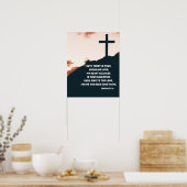Psalm 13:5-6 Ik vertrouw op Gods Onaflatende Liefd Poster (Keuken)