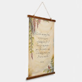 Psalm 143:8 Bijbelvers Kunst Hangend Wandkleed (Gebogen)