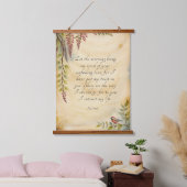Psalm 143:8 Bijbelvers Kunst Hangend Wandkleed (Slaapkamer)