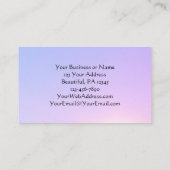 Psalm 143:8 Ik heb mijn vertrouwen gevestigd in Yo Visitekaartje (Achterkant)