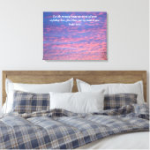 Psalm 143:8 Verpakt Canvas Afdruk (Insitu (Slaapkamer))