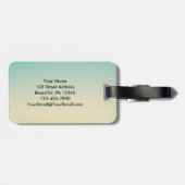 Psalm 143:8 Word of Your Unfail Love Sunrise Bagagelabel (Achterkant horizontaal)