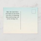 Psalm 143:8 Word of Your Unfail Love Sunrise Briefkaart (Achterkant)