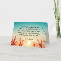 Psalm 143:8 Word of Your Unfail Love Sunrise
