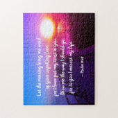 Psalm 143:8 Word van Uw onfaalbare Liefde, Manuscr Legpuzzel (Verticaal)