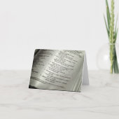 Psalm 143 (Wenskaart) Kaart (Voorkant)