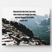 Psalm 144:1 Gezegend als de Heer... Fotoplaat (Voorkant)