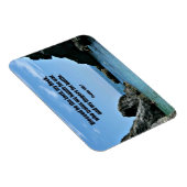 Psalm 144:1 Gezegend als de Heer, mijn steen.. Magneet (Rechterzijde)