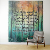 Psalm 144:2 Wedding Backdrop Wandkleed (In situ)