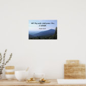 Psalm 145:10 Al uw werkzaamheden dienen de lofzang Poster (Keuken)