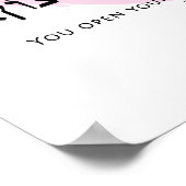 Psalm 145:15 "Je opent je hand" Poster (Hoek)