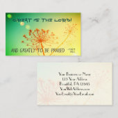 Psalm 145:3 Geweldig is de Heer, Bijbelverse Visitekaartje (Voorkant / Achterkant)