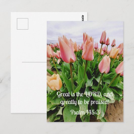 Psalm 145:3 Groot is de Heer en zeer te zijn Briefkaart (Voorkant / Achterkant)