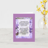 Psalm 145:5 Ik zal spreken over de heerlijkheid va Kaart (Gele Bloem)