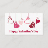 Psalm 145:8-Valentijn Heart Cross Enclosure Card Informatiekaartje (Voorkant)