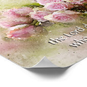 Psalm 147:11 Hoop in zijn naakte liefde, Bijbel Poster (Hoek)