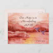 Psalm 147:11 Onze hoop is in Zijne naakte liefde Briefkaart (Voorkant / Achterkant)