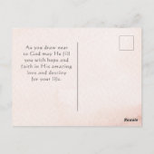 Psalm 147:11 Onze hoop is in Zijne naakte liefde Briefkaart (Achterkant)