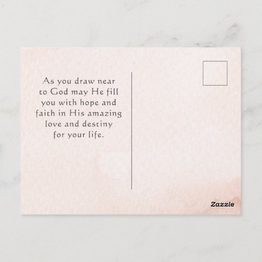 Psalm 147:11 Onze hoop is in Zijne naakte liefde Briefkaart (Achterkant)