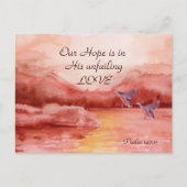 Psalm 147:11 Onze hoop is in Zijne naakte liefde Briefkaart (Voorkant)