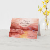 Psalm 147:11 Onze hoop is in Zijne naakte liefde Kaart (Gele Bloem)