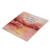 Psalm 147:11 Onze hoop is in Zijne naakte liefde Tegeltje (Zijkant)