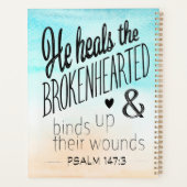 Psalm 147:3 Boodschap van hoop en genezing Planner (Achterkant)