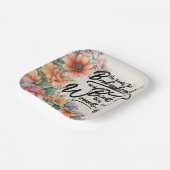 Psalm 147:3 Christelijk Bijbelvers Afbeelding Papieren Bordje (Gebogen)