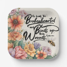 Psalm 147:3 Christelijke Bijbelvers Afbeelding