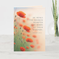 Psalm 147:3 Hij geneest de gebroken van hart
