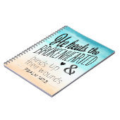 Psalm 147:3 Hij hoort de gebroken haren Notitieboek (Linkerzijde)