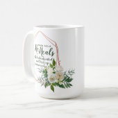 Psalm 147:3 Koffie Mok (Voorkant links)