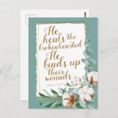 Psalm 147:3 Stimulering JW Briefkaart (Voorkant / Achterkant)