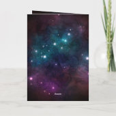 Psalm 147:4-5 Hij telt de Bijbelverse sterren Kaart (Achterkant)