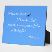 Psalm 148:1 Pauze de Heer! Fotoplaat (Zijkant)