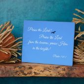 Psalm 148:1 Pauze de Heer! Fotoplaat (Zijkant)