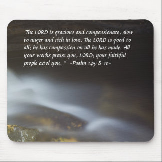 Psalm 148:8-10 Zijdewater Mousepad Muismat