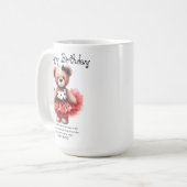 Psalm 149:3 Teddy Ballerina Coffee Mug Koffiemok (Voorkant links)