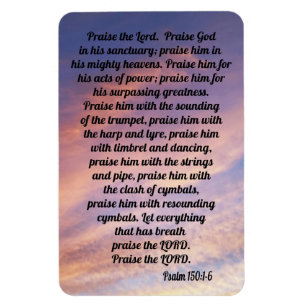 Psalm 150:1-6 magneet