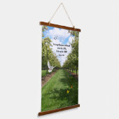 Psalm 150:6 hangend wandkleed (Gebogen)