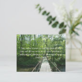 Psalm 16:11 French Creek Bridge Briefkaart (Staand voorkant)