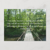 Psalm 16:11 French Creek Bridge Briefkaart (Voorkant)