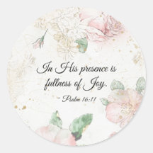 Psalm 16:11 In Zijn aanwezigheid is volheid van vr