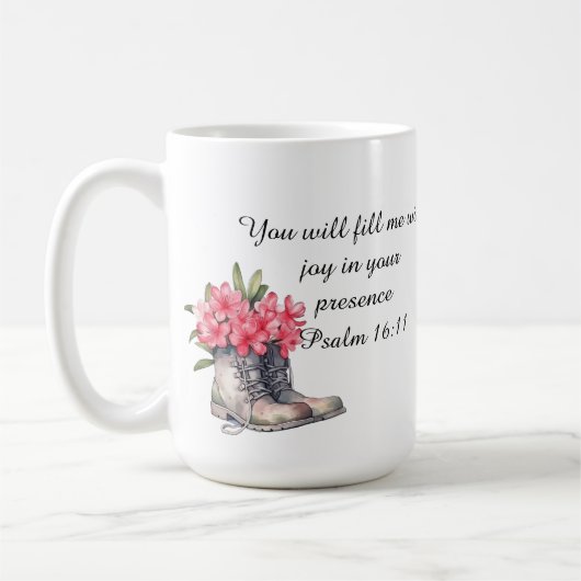 Psalm 16:11 koffiemok (Links)