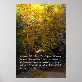 Psalm 16:11 pad poster
