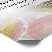 Psalm 16:11 U zult me het pad van het leven shows Poster (Hoek)