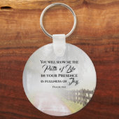 Psalm 16:11 U zult me het pad van het leven shows Sleutelhanger (Achterkant)