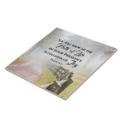Psalm 16:11 U zult me het pad van het leven shows Tegeltje (Zijkant)